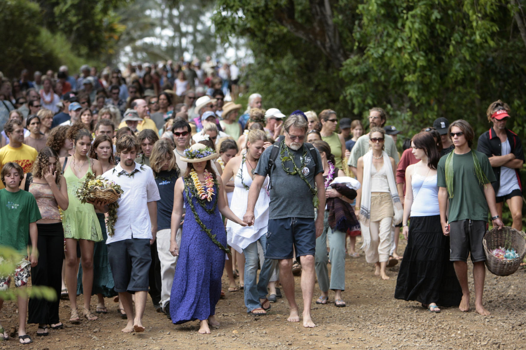 Hawaiian memorial service